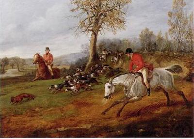 unknow artist Classical hunting fox, Equestrian and Beautiful Horses, 156. oil painting picture